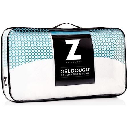 Queen Zoned Gel Dough Mid Loft Pillow